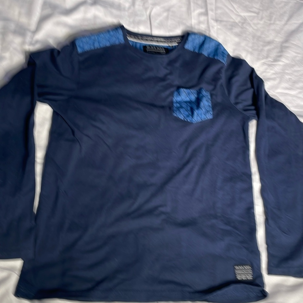 BRAVE SOUL Men’s how did did th butg Long Sleeve T Shirt Size Medium